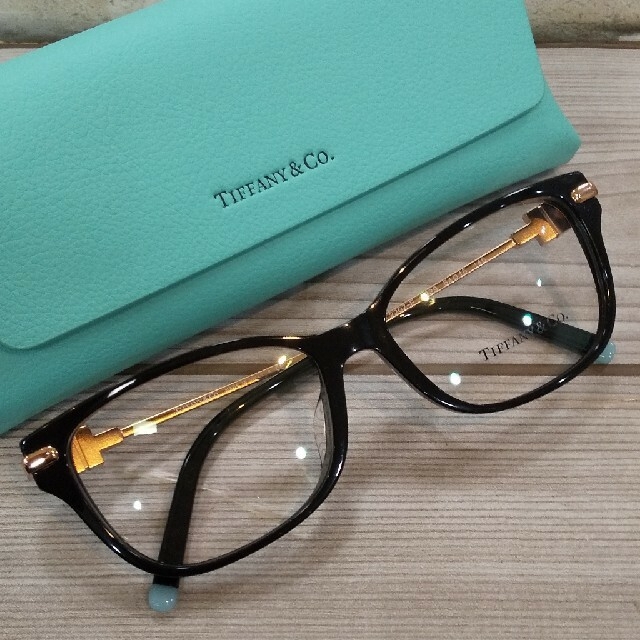 Tiffany & Co.(ティファニー)のstar様専用 ティファニー メガネ ブラック ピンクゴールド 2207 レディースのファッション小物(サングラス/メガネ)の商品写真