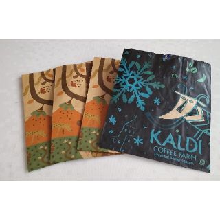 カルディ(KALDI)のKALDI紙袋（4枚セット）(ショップ袋)