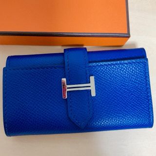 エルメス(Hermes)のHERMES エルメス キーケース ブルー 超美品(キーケース)