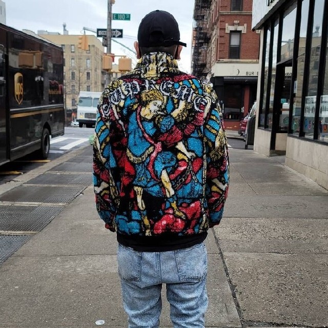 Supreme Saint Michael Fleece Jacket-