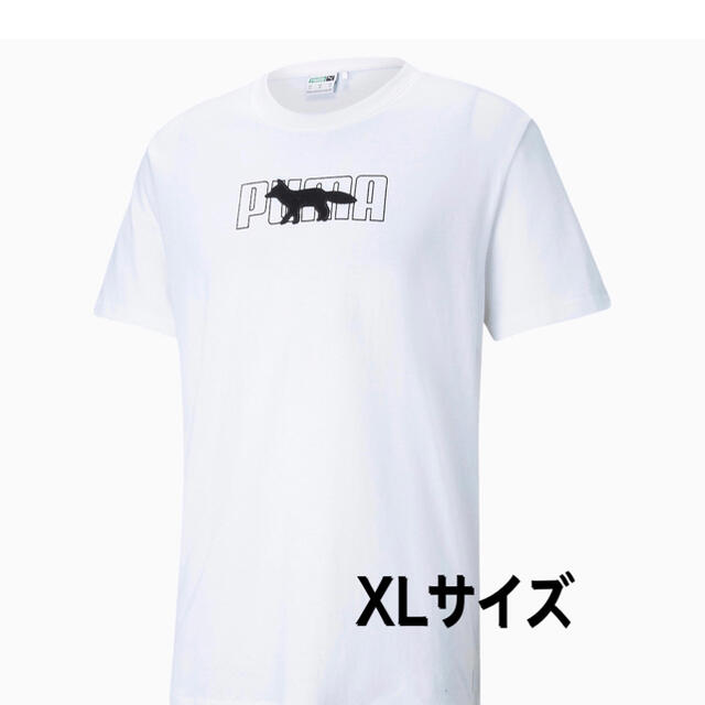 PUMA x Maison Kitsune オーバーサイズ Tシャツ ホワイト