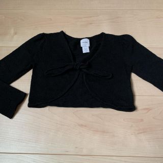 ベビーギャップ(babyGAP)のbabygap 黒カーディガン ボレロ　美品(カーディガン)