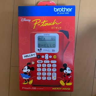 ブラザー(brother)のブラザー ピータッチ ミッキーマウス(オフィス用品一般)