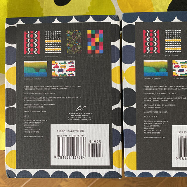 marimekko(マリメッコ)のマリメッコポストカードの箱4点 その他のその他(その他)の商品写真