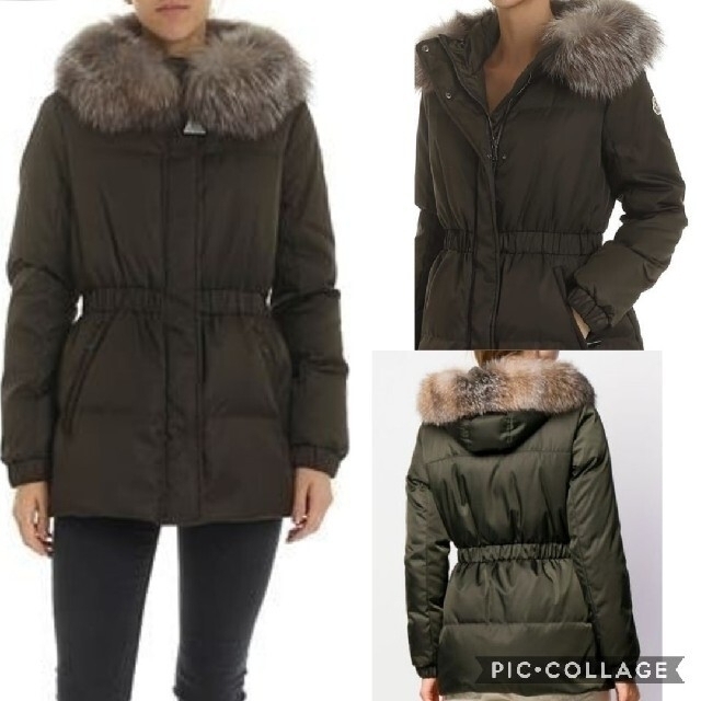 MONCLER - 新品タグ付 MONCLER FATSIALFUR ファー付きダウン MONCLER - 新品タグ付 MONCLER FATSIALFUR ファー付きダウン