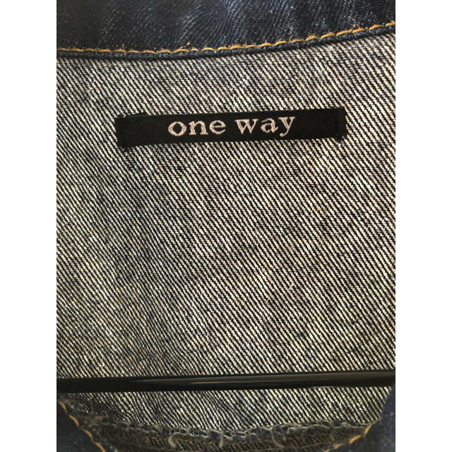 one*way(ワンウェイ)のone way デニムジャケット Gジャン Mサイズ レディースのジャケット/アウター(Gジャン/デニムジャケット)の商品写真