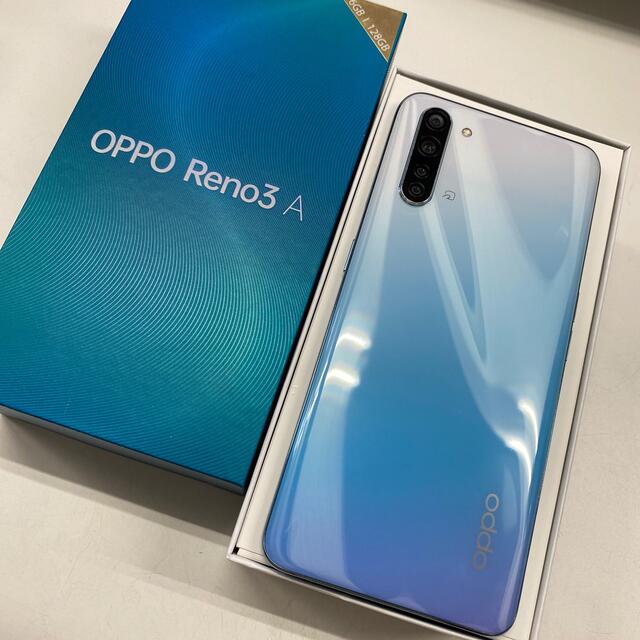 【SIMロック解除済,新品未開封】OPPO Reno3 A ホワイト