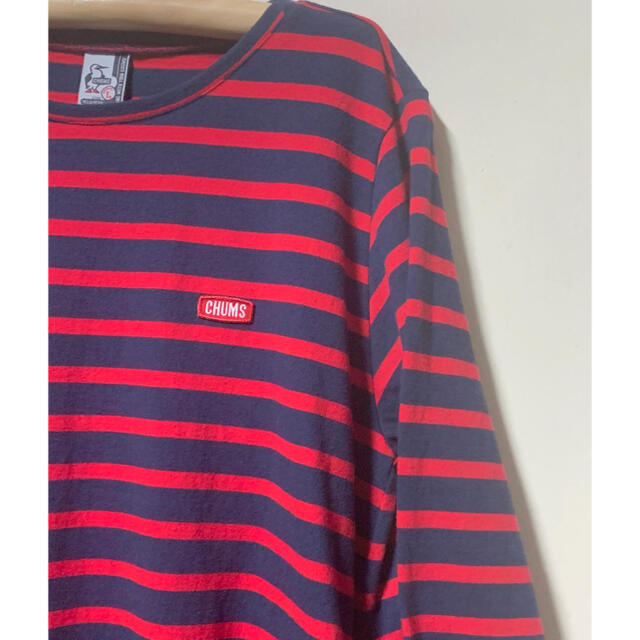 CHUMS(チャムス)の新品　CHUMS L/S T Dress ワンピース　ボーダー レディースのワンピース(ひざ丈ワンピース)の商品写真