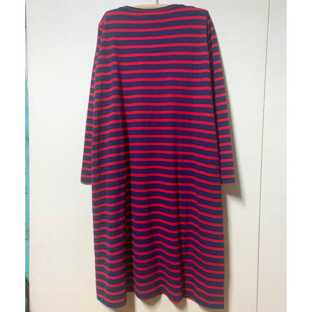 CHUMS(チャムス)の新品　CHUMS L/S T Dress ワンピース　ボーダー レディースのワンピース(ひざ丈ワンピース)の商品写真