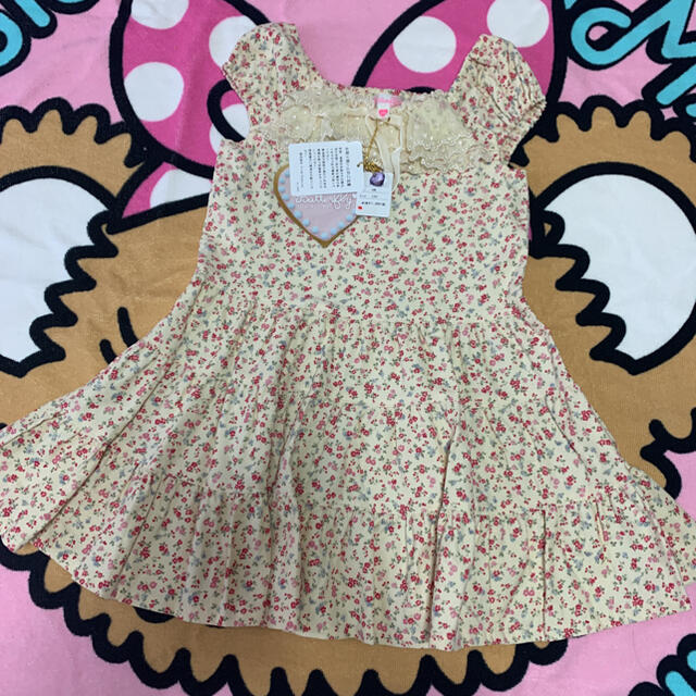 BANANA CHIPS(バナナチップス)のButterfly♡ワンピース キッズ/ベビー/マタニティのキッズ服女の子用(90cm~)(ワンピース)の商品写真