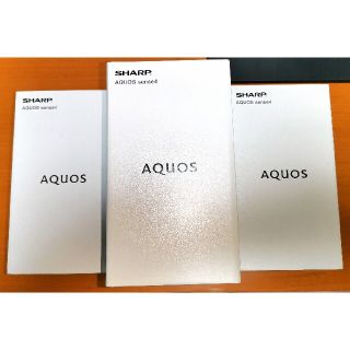 アクオス(AQUOS)のSHARP AQUOS SENSE4 4台 新品未使用(スマートフォン本体)