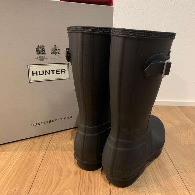 HUNTER(ハンター)のHUNTER レインブーツ　ブラック　size6 レディースの靴/シューズ(レインブーツ/長靴)の商品写真