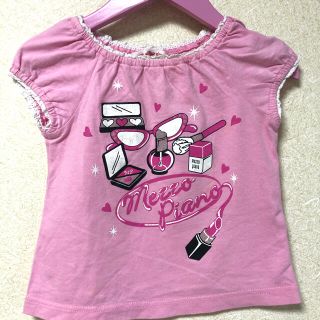 メゾピアノ(mezzo piano)のメゾピアノ＊半袖トップス 100cm(Tシャツ/カットソー)