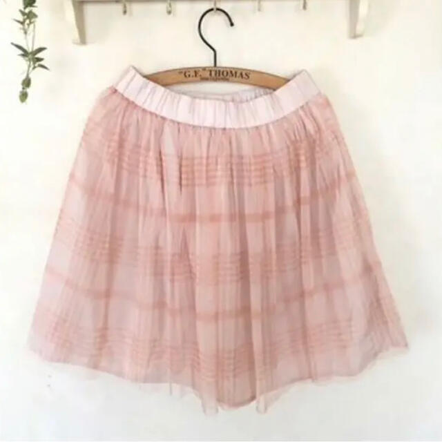 EMSEXCITE(エムズエキサイト)のエムズエキサイト チュールスカート  チェック柄 レディースのスカート(ひざ丈スカート)の商品写真