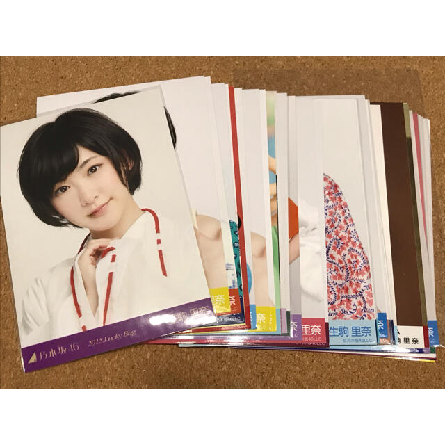 Amazon.co.jp: 乃木坂46 生駒里奈 生写真 バラ x 3枚 アイドル