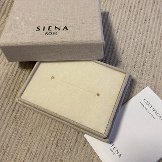 【5/3限定価格】SIENA ROSE  一粒ダイヤモンドピアス(ピアス)