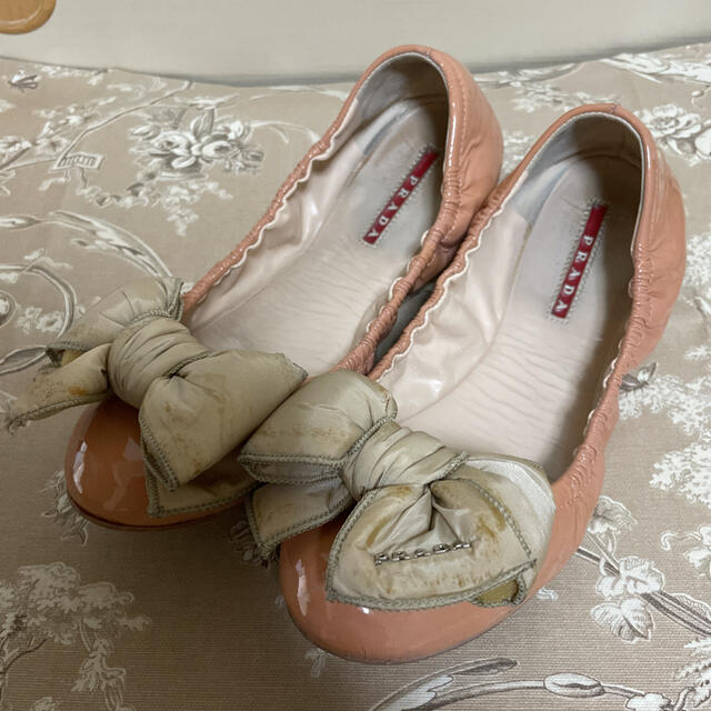 PRADA(プラダ)のあきちゃんさん専用PRADA バレエシューズ レディースの靴/シューズ(バレエシューズ)の商品写真