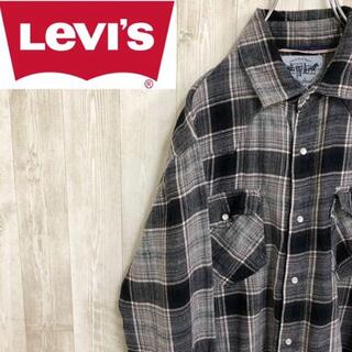 リーバイス(Levi's)のリーバイス　Levi's ネルチェックシャツ スナップボタン　ウエスタンヨーク(シャツ)