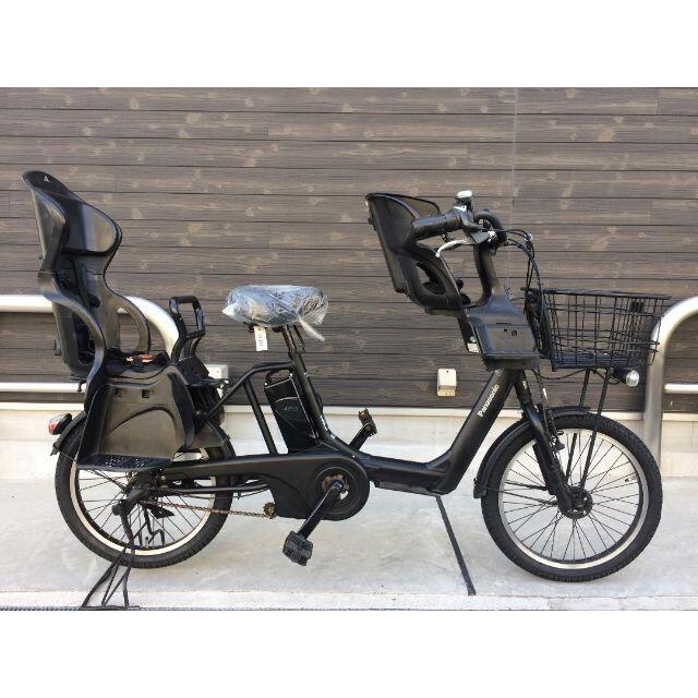 自転車地域限定送料無料　ギュットアニーズ　バッテリー新品　黒　神戸市　電動自転車