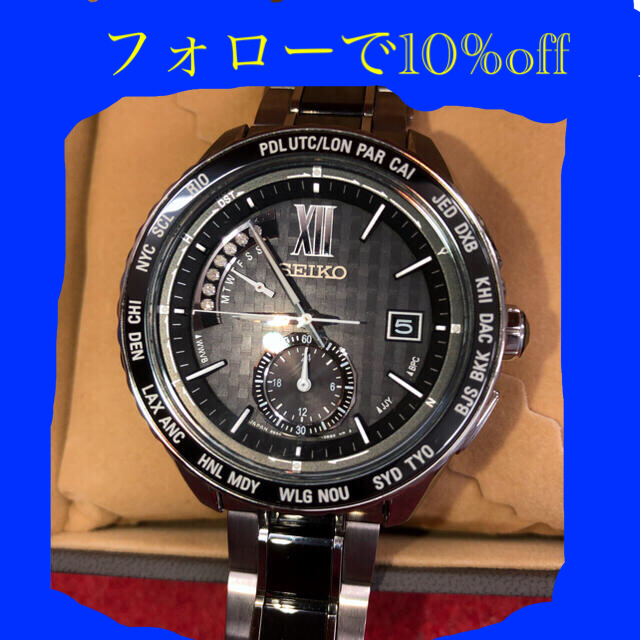 Grand Seiko(グランドセイコー)の売約済み★定価28万円を！今週末まで★SEIKO BRIGHTZ  7ダイヤ メンズの時計(腕時計(アナログ))の商品写真