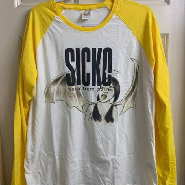 Tシャツ/カットソー(七分/長袖)Sicko ラグランティーシャツ ロンT NUBIAN GR8