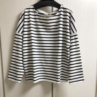 アングリッド(Ungrid)の新品 サイドスリットボーダーロングスリーブTee(Tシャツ(長袖/七分))