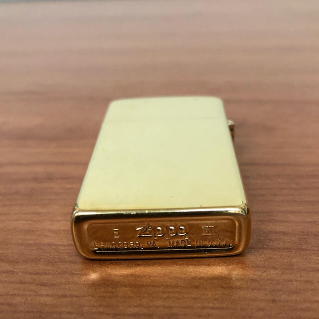 ZIPPO(ジッポー)のzippo ライター　ゴールド　小ぶりです メンズのファッション小物(タバコグッズ)の商品写真