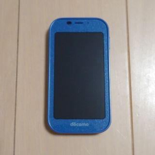 エヌティティドコモ(NTTdocomo)のdocomo キッズ携帯 本体 SH-03M ブルー(青)(スマートフォン本体)