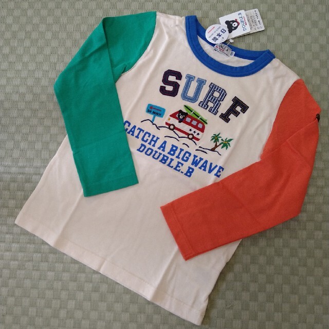 DOUBLE.B(ダブルビー)のDOUBLE. B　長袖Tシャツ　SURF キッズ/ベビー/マタニティのキッズ服男の子用(90cm~)(Tシャツ/カットソー)の商品写真