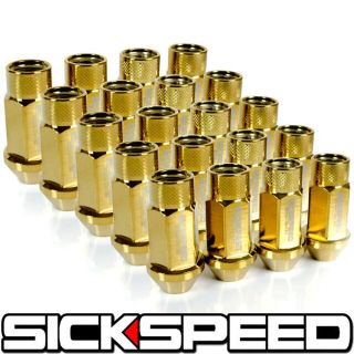 シックスピード　ホイールナット　P1.25　ゴールドクローム　50ｍｍ　USDM(汎用パーツ)