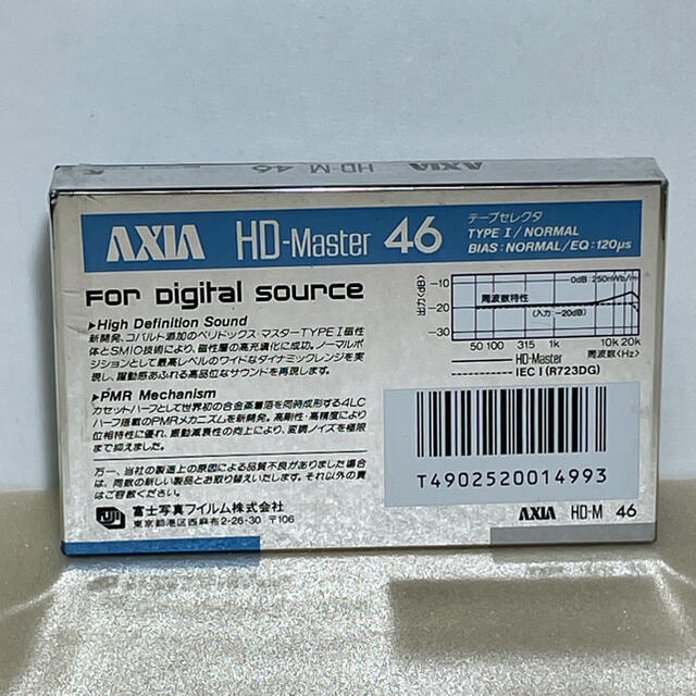 AXIA アクシア カセットテープ HD Master 分 新品未開封品の通販 by