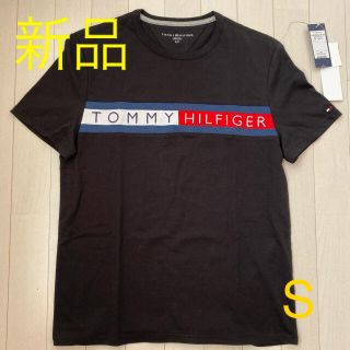 トミーヒルフィガー(TOMMY HILFIGER)の新品　TOMMY HILFIGER Tシャツ　メンズS   黒(Tシャツ/カットソー(半袖/袖なし))