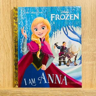 アナトユキノジョオウ(アナと雪の女王)のディズニー英語絵本　洋書　リトルゴールデンブック　アナ雪　I am Anna(絵本/児童書)