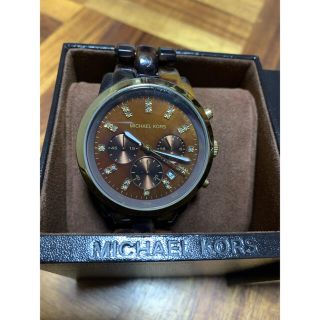 マイケルコース(Michael Kors)のMICHAEL KORS  べっこう 腕時計(デジタル)(腕時計)