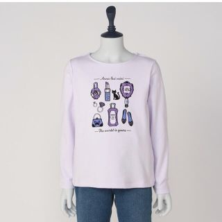 アナスイミニ(ANNA SUI mini)のANNA SUI mini コスメプリント　Tシャツ　130 長袖(Tシャツ/カットソー)