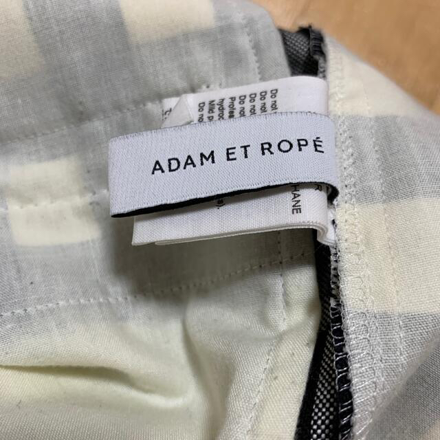 Adam et Rope'(アダムエロぺ)のADAM ET ROPE チェックパンツ サイズ36 レディースのパンツ(クロップドパンツ)の商品写真