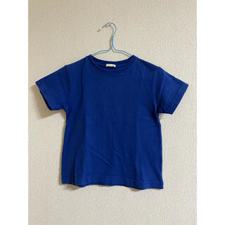 ジーユー(GU)の120センチ ブルーTシャツ(Tシャツ/カットソー)