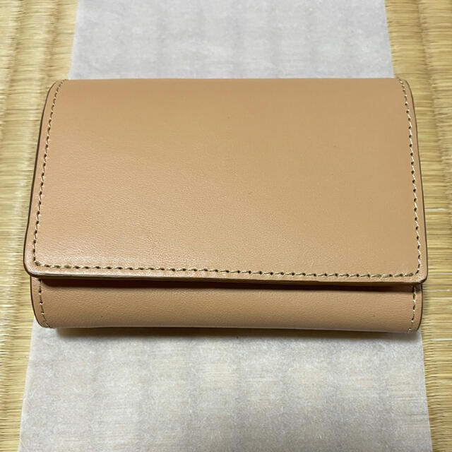 MUJI (無印良品)(ムジルシリョウヒン)の無印良品 21SS 新品 イタリア産ヌメ革　三つ折り財布 レディースのファッション小物(財布)の商品写真