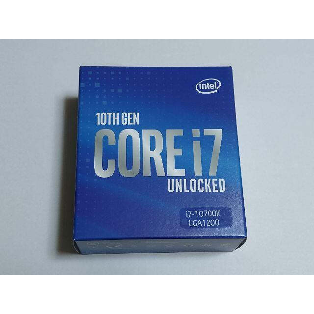 12MBグラフィックス新品未開封 Intel core i7 10700K BOX 日本正規流通商品