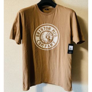 ロンハーマン(Ron Herman)の新品タグ付き　Brixton ブリクストン　Tシャツ　ブラウン(Tシャツ/カットソー(半袖/袖なし))