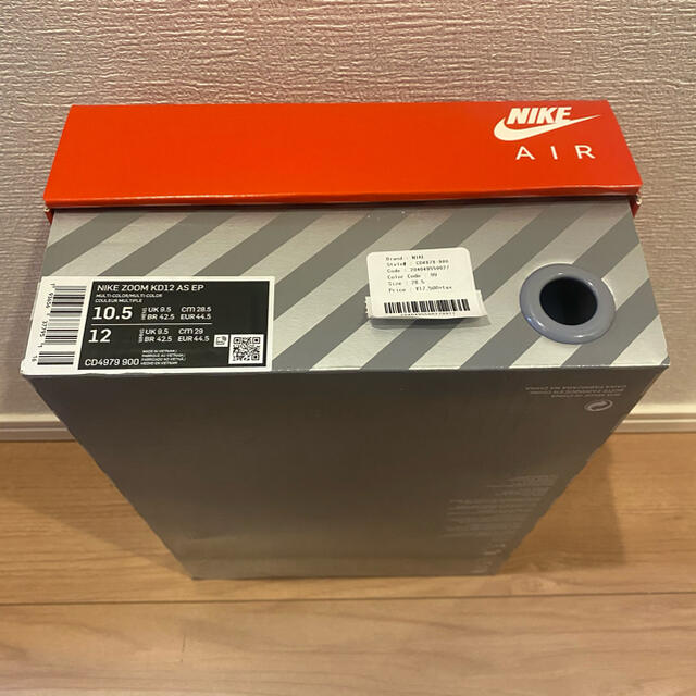 NIKE(ナイキ)のNIKE ZOOM KD12 EP AS 28.5cm 新品 メンズの靴/シューズ(スニーカー)の商品写真