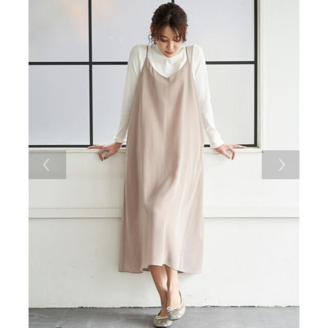 green parks(グリーンパークス)の【新品未使用】chocol raffine robe キャミワンピース レディースのワンピース(ロングワンピース/マキシワンピース)の商品写真