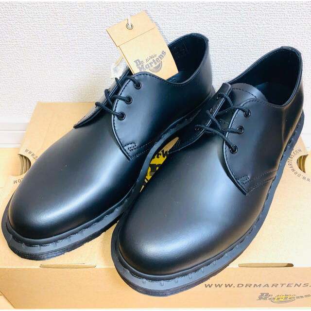 Dr.Martens(ドクターマーチン)のドクターマーチン MONO モノ 3ホール 1461 ブラック 黒 27 UK8 メンズの靴/シューズ(ブーツ)の商品写真