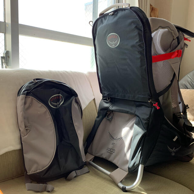 高級ブランド OSPREY ポコプレミアム 登山用ベビーキャリア 登山用品