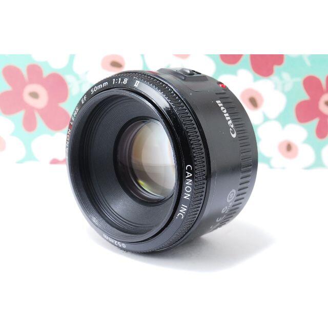 ❤️神レンズ❤️キャノン Canon LENS EF 50mm 1:1.8 Ⅱ❤カメラ