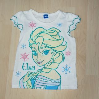 アナトユキノジョオウ(アナと雪の女王)のアナ雪 エルサ Tシャツ 110cm(Tシャツ/カットソー)