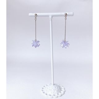 ボウダンショウネンダン(防弾少年団(BTS))の💜 cubic zirconia  pierce 💜(ピアス)