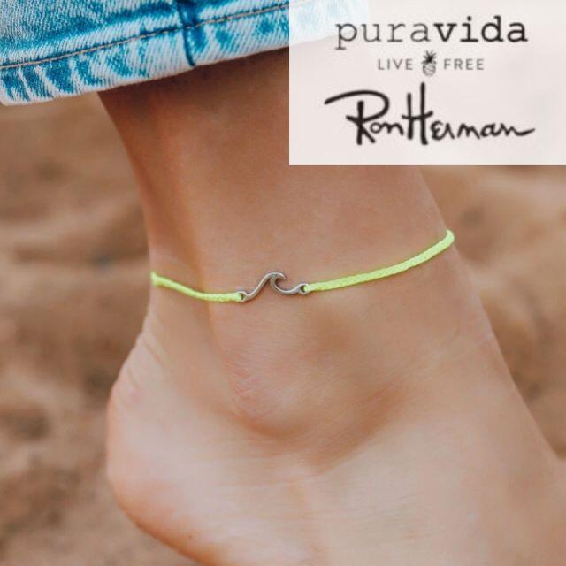 Ron Herman(ロンハーマン)のRonHerman★ベッカム愛用のPura Vida アンクレット★日本未発売  メンズのアクセサリー(アンクレット)の商品写真