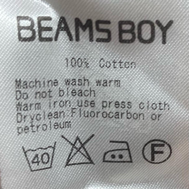 BEAMS BOY(ビームスボーイ)のBEAMS/ 100%コットン　半袖シャツ レディースのトップス(シャツ/ブラウス(半袖/袖なし))の商品写真