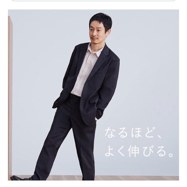 UNIQLO(ユニクロ)の【コツコツ様専用】UNIQLO 感動ジャケット　セットアップ　上下　ユニクロ メンズのスーツ(セットアップ)の商品写真